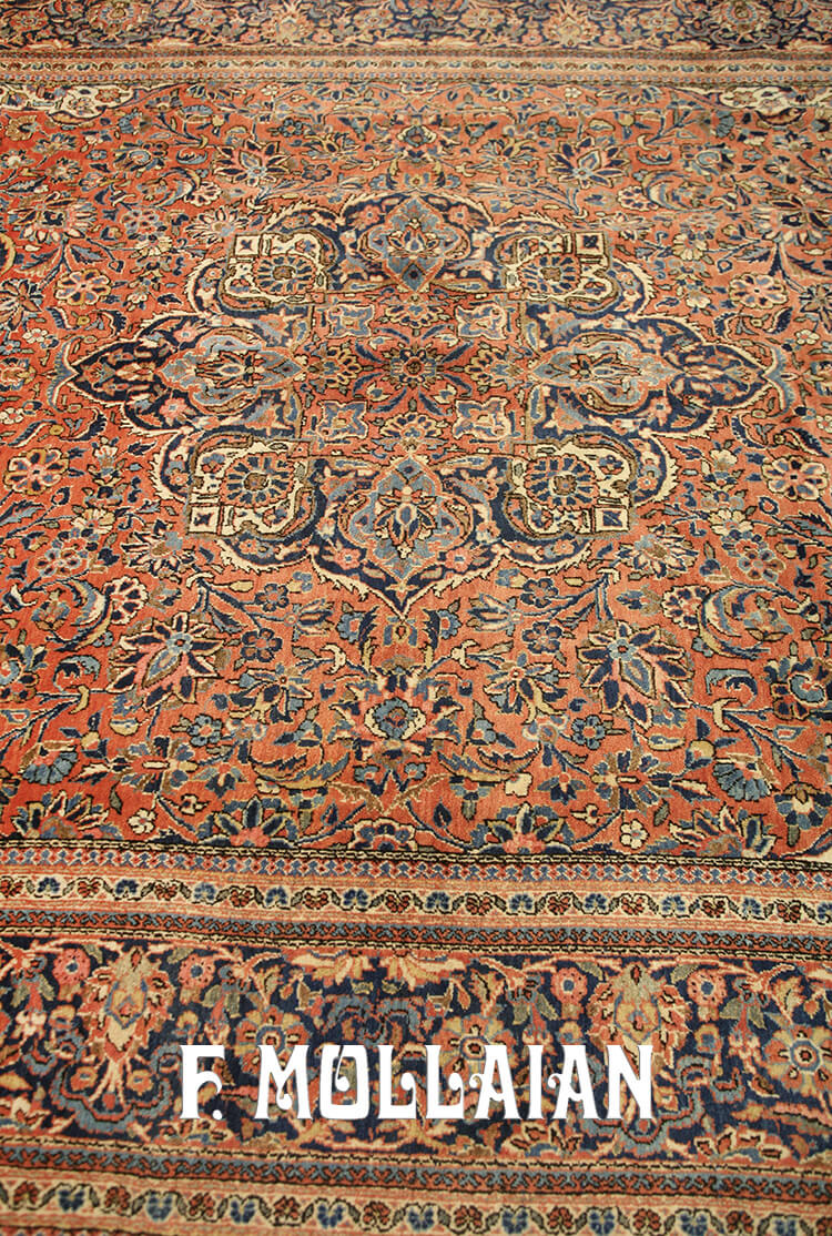 Semi-Antique Persian Kashan Carpet n°:99392619